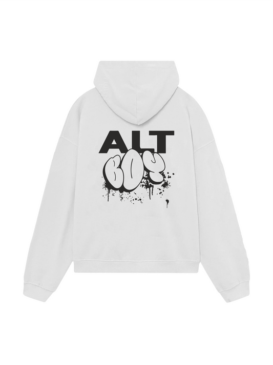 Alt-Boy White Hoodie