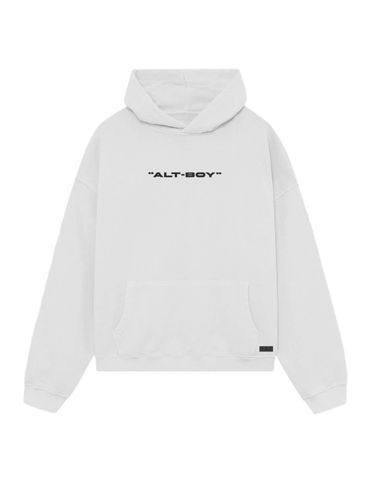 Alt-Boy White Hoodie