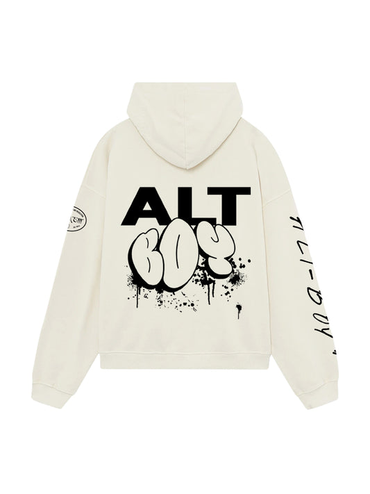 Alt-Boy White Hoodie