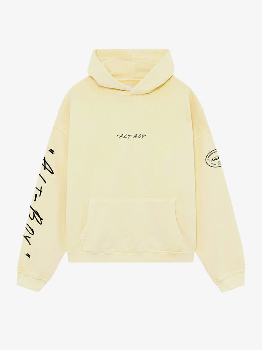 Alt-Boy Beige Hoodie